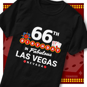 66. Geburtstagsfeier-Crew Las Vegas Willkommenssch T-Shirt