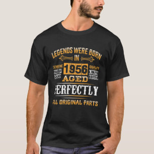 66. Geburtstagsgeschenk Vintage Legende Geboren 19 T-Shirt