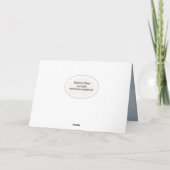 66. Geburtstagsnachricht in Flasche Karte (Rückseite)