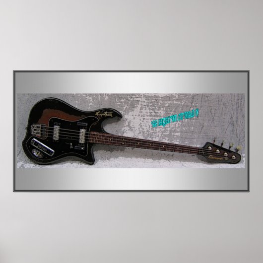 '66 Hagstrom Bass Print Poster (Vorne)