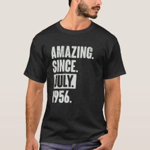 66 Jahre alt 66. Geburtstag Phantastisch seit Juli T-Shirt