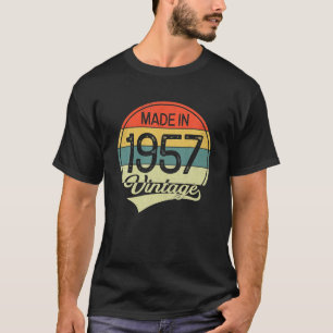 66 Jahre alt Vintag 1957 Gebildet 1957 66. T-Shirt