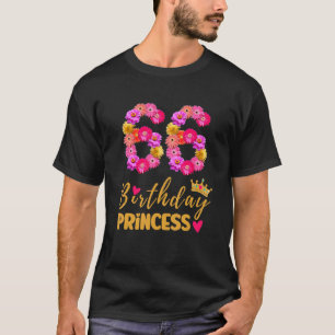 66 Jahre alte Blume der Prinzessin ist meine 66. T-Shirt