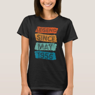 66 Jahre alte Legende seit Mai 1956 66. Geburtstag T-Shirt