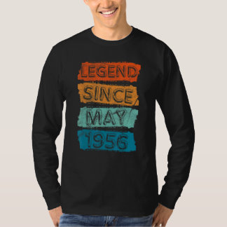 66 Jahre alte Legende seit Mai 1956 66. Geburtstag T-Shirt