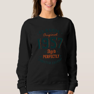 66 Jahre alter Klassiker 1957 66. Geburtstag Sweatshirt