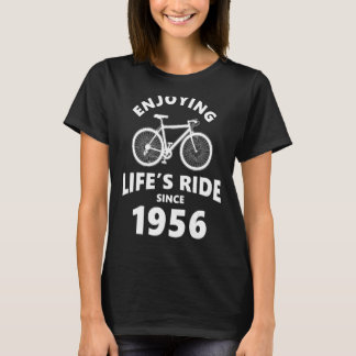 66 Jahre Altes Mountainbike Fahrrad 1956 66. T-Shirt