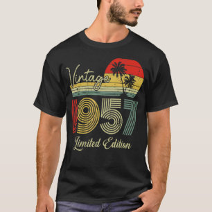 66 Jahre Vintag 1957 66. Geburtstag 1 T-Shirt