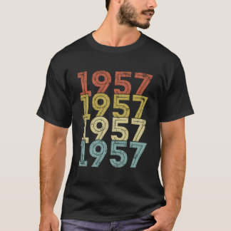 66-jähriger Geburtstag Vintag 1957 66. Geburtstag T-Shirt
