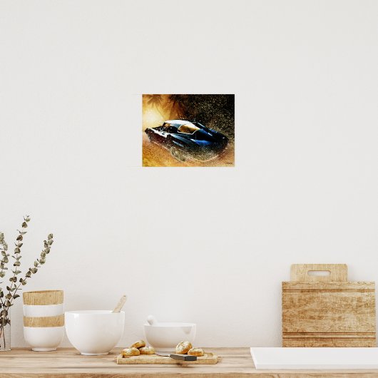 '66 Korvettenmalerei Poster (Küche)