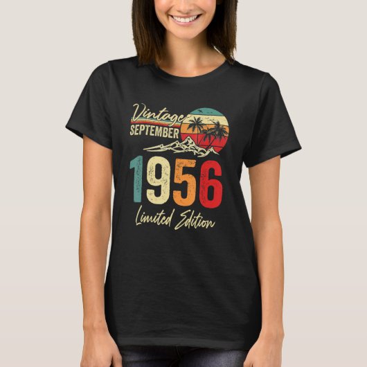 66 Yr Vintager September 1956 66. T-Shirt (Vorderseite)