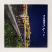 676 Stück Personalisiert Otranto bei Nacht, Apulie Puzzle (Horizontal)