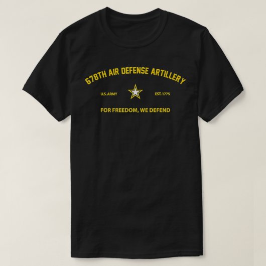 678. Luftwaffenartillerie-Brigade T-Shirt (Design vorne)