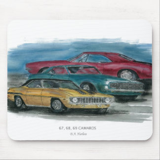 67, 68, 69 Camaro Mausunterlage Mousepad