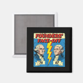67 76 George Washington Thomas Jefferson Geschicht Magnet (Vorderseite/Rückseite)