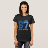 67 All 8 Nights Hanukkah Jewish Chanukah Six Seven T-Shirt (Vorne ganz)