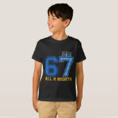 67 All 8 Nights Hanukkah Jewish Chanukah Six Seven T-Shirt (Vorne ganz)
