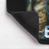 67 Alpha Wolf Meme Lustiges Grafik T-Shirt Six Sev Mousepad (Ecke)