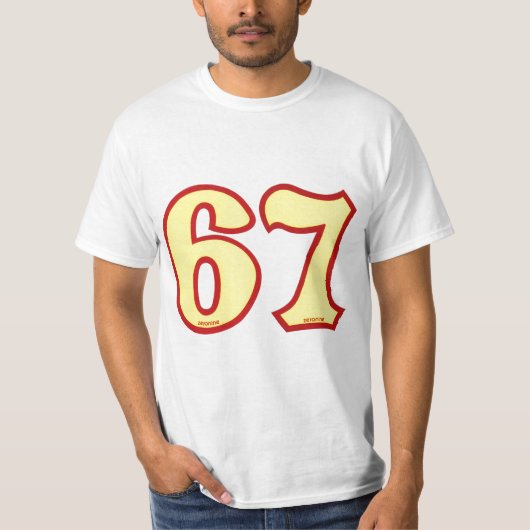 67 alte Schulebmx #s T-Shirt (Vorderseite)