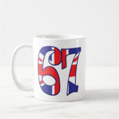 67 Alter Großbritannien Kaffeetasse (Links)