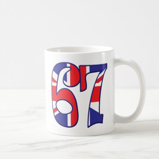 67 Alter Großbritannien Kaffeetasse (Rechts)