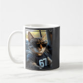 67 And Still Cool Funny Birthday Meme Cat  Kaffeetasse (Links)