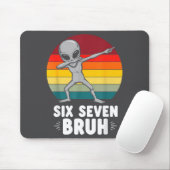 67 Animals Funny 67 Brainrot Youth Kids Alien 67 Mousepad (Mit Mouse)