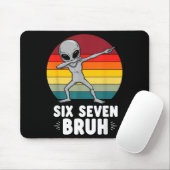 67 Animals Funny 67 Brainrot Youth Kids Alien 67 Mousepad (Mit Mouse)