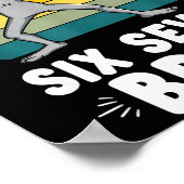 67 Animals Funny 67 Brainrot Youth Kids Alien 67  Poster (Ecke)