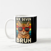 67 Animals Funny 67 Brainrot Youth Kids Cat 67  Kaffeetasse (Links)