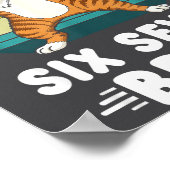 67 Animals Funny 67 Brainrot Youth Kids Cat 67  Poster (Ecke)