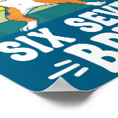 67 Animals Funny 67 Brainrot Youth Kids Dog 67  Poster (Ecke)