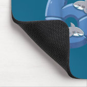 67 Animals Funny 67 Brainrot Youth Kids Shark 67 Mousepad (Ecke)