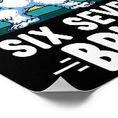 67 Animals Funny 67 Brainrot Youth Kids Yeti 67 Poster (Ecke)