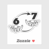 67 AUFKLEBER (Blatt)