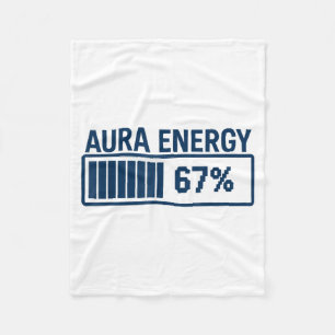 67 Aura bei Six Seven Lustiger Meme Gen Alpha Slan Fleecedecke