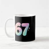 67 Aura Energy Alpha Slang Internet-Meme Kaffeetasse (Links)