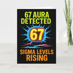 67 Aura erkannt Sigma-Level steigen Six Seven Riz Karte