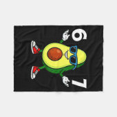 67 Avocado 6 7 Funny Cool Six Seven Meme Cartoon B Fleecedecke (Vorderseite (Horizontal))