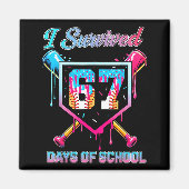 67 Baseball Ice Cream Drip Six Seven Meme Teachers Magnet (Vorne)
