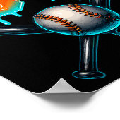 67 Baseball Meme Cool Drip Number 67 Player Or 67t Poster (Ecke)