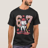 67 Baseball Meme Shirt - Ice Cream Drip 6-7 Jugend (Vorderseite)