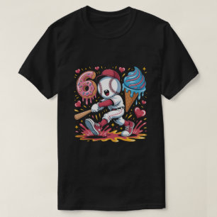 67 Baseball Meme Süße Tropfen Kunst Donut und Eisc T-Shirt