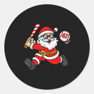 67 Baseball Weihnachtsmann Sechs Sieben Meme Weihn Runder Aufkleber