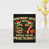67 Basketball Christmas Funny Practice Meme Gift  Karte (Gelbe Blume)