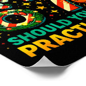 67 Basketball Christmas Funny Practice Meme Gift  Poster (Ecke)