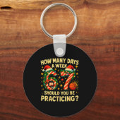 67 Basketball Christmas Funny Practice Meme Gift  Schlüsselanhänger (Vorderseite)