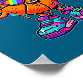 67 Basketball Drip Six Seven Funny Meme Gen Alpha  Poster (Ecke)