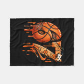67 Basketball Eiscreme-Tropf Six Seven Fleecedecke (Vorderseite (Horizontal))