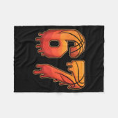 67 Basketball Gen Alpha Slang Kids Drip Six Seven Fleecedecke (Vorderseite (Horizontal))